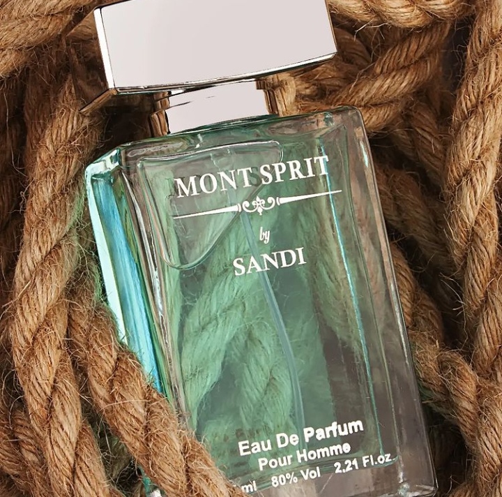 ادکلن ادوپرفیوم مردانه مونت اسپریت سندی MONT SPRIT حجم ۶۵ میل