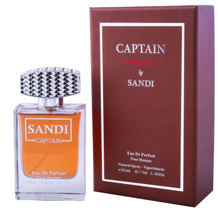 ادو پرفیوم مردانه سندی مدل کاپیتان بلک حجم 100 میلی لیتر